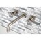 Kingston Brass KS6028ML Wall Mount Tub Faucet, Brushed Nickel KS6028ML - alternate 4